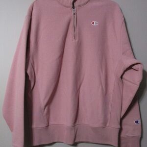 Champion Blush Pink Quarter-Zip Pullover